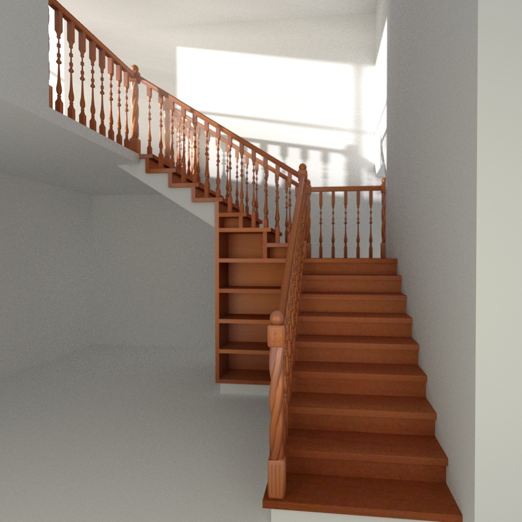 Wooden Staircase preview image 1